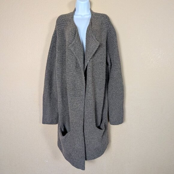 Old Navy Women's Cardigan Open Front Longline Oversized sz XL in Mushroom Cozy - Picture 1 of 8